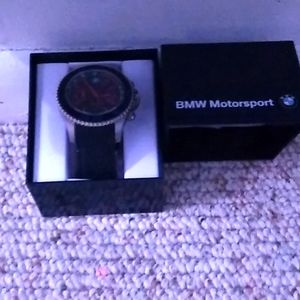 BMW sweater + watch is $30